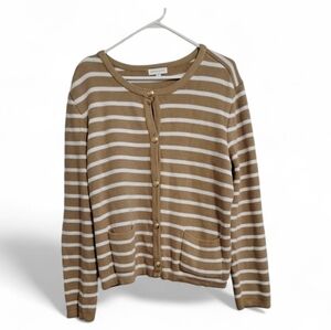 Crown and Ivy Cardigan XL Cotton Knitted